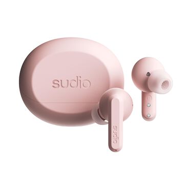 Sudio A3 Pro True Wireless Noise Cancelling Earbuds in Pink, , large