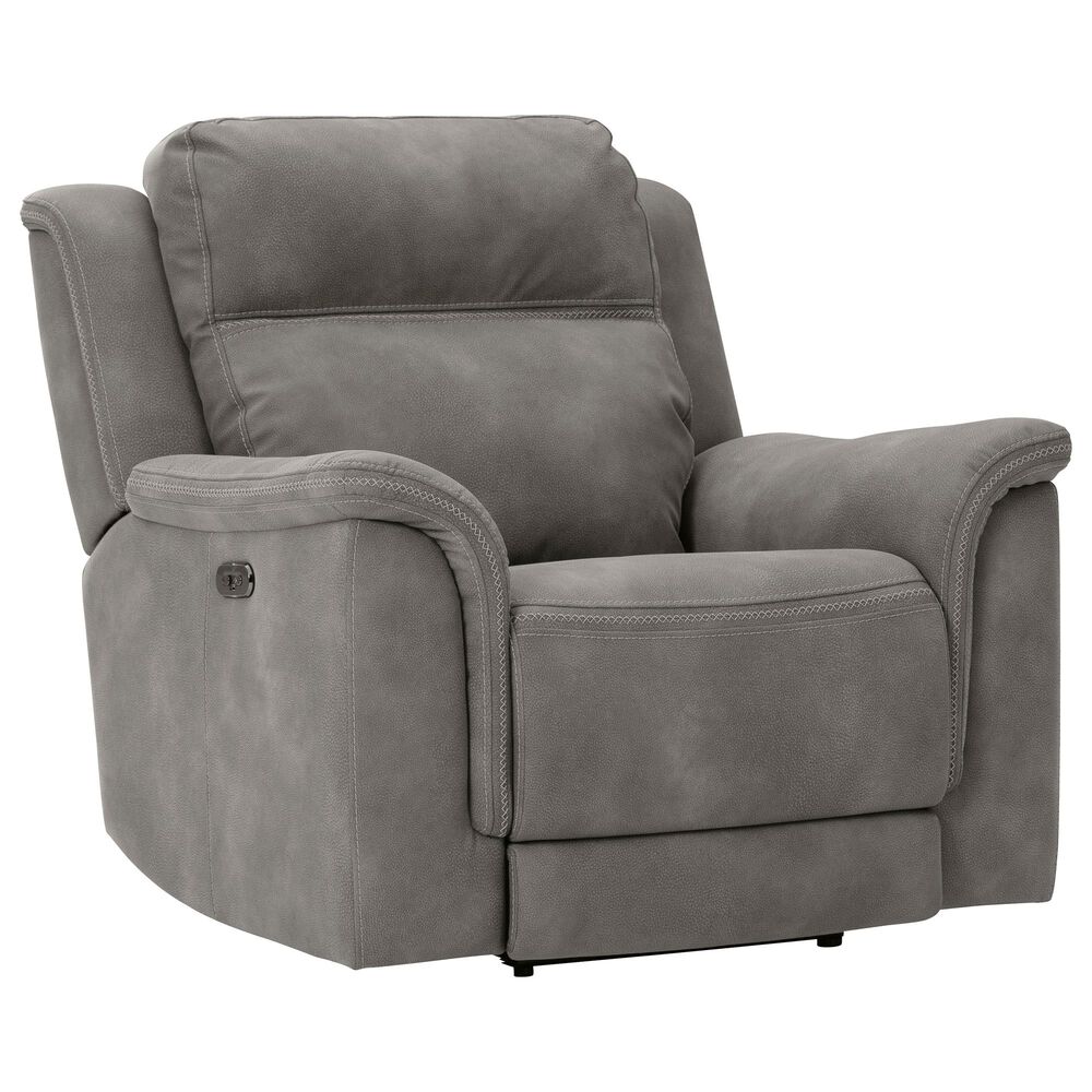 Ashley Next-Gen DuraPella Power Recliner with Power Headrest in Slate, , large