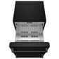 Thor Kitchen Gordon Ramsay 5.4 Cu. Ft. Undercounter Drawer Refrigerator with Handle Kit in Black, , large
