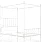 Furniture of America Elliot Queen Canopy Bed in White, , large