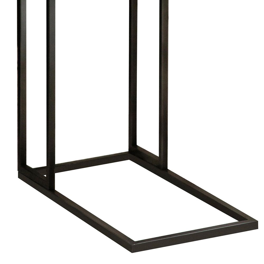 Pacific Landing C Table with 2-USB Ports in Antiqued Brown and Gunmetal Grey, , large
