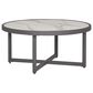 Ashley Ocean Beach Round Cocktail Table in Gray, , large