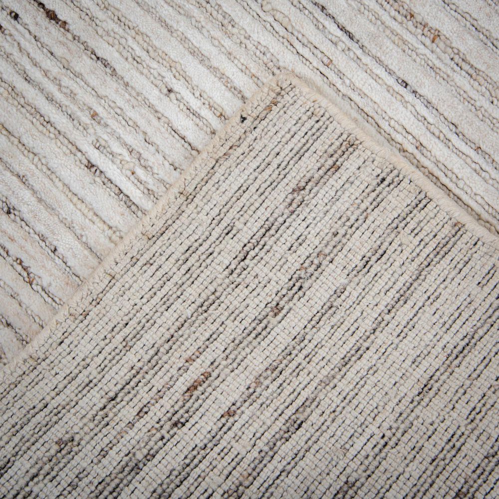 RIZZY Luxe Beige, Ivory and Brown 4' x 6' Area Rug, , large