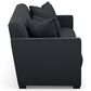 Lexington Furniture Tower Place Hancock Stationary Sofa in Dark Gray, , large