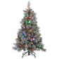 The Gerson Company 4.5" Pine Artificial Christmas Tree with Multicolored LED Lights in Green, , large
