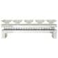 Maple and Jade 5-Plate Decorative Candelabra with Mirrored Accents in Silver and Clear, , large