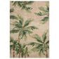 Loloi Botanical Clay and Green 3"11" x 5"11" Indoor/Outdoor Area Rug, , large