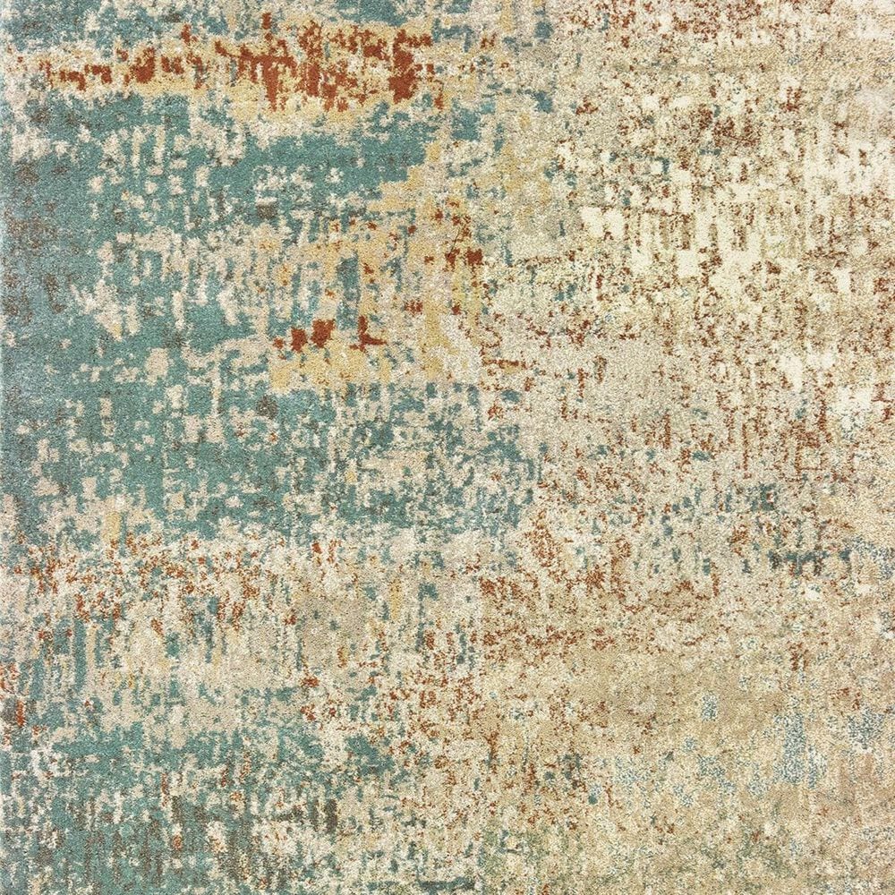 Oriental Weavers Carson 9654B 7&#39;10&quot; x 10&#39; Blue Area Rug, , large