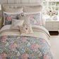 Levtex Angelica 3-Piece King Reversible Quilt Set in Greyish Blue, Taupe, Green, Blue, Burnt Orange and Maroon, , large