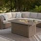 Ashley Laguna Heights 4-Piece Outdoor Sectional in Beige, , large