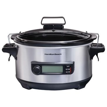 Hamilton Beach 6qt Advanced Temp Tracker Slow Cooker, , large