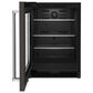 KitchenAid 24" Undercounter Refrigerator with Glass Door and Shelves in Black Stainless Steel, , large