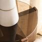 Rowe Furniture Nova End Table Glass Top in Cinder, , large