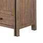 Lexora Home Ziva 72" Double Bathroom Vanity in Rustic Barnwood with 2 cm White Quartz Top and Rectangular Sinks, , large