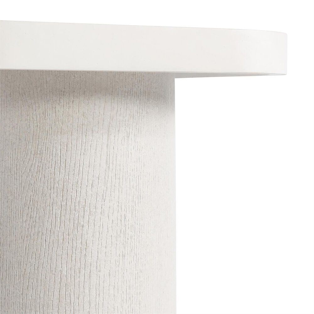 Bernhardt Ellison Side Table in Sandblasted White and Adobe, , large