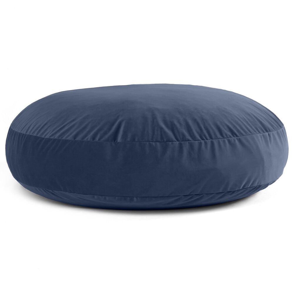 Jaxx Cocoon 6" Oversized Bean Bag Chair in Navy Blue, , large