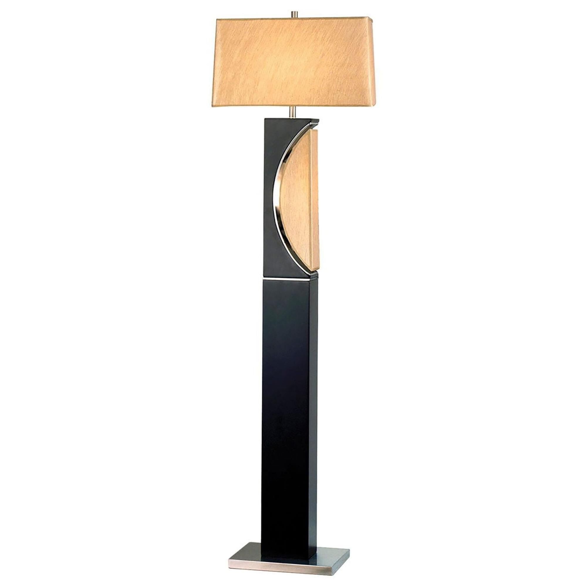 Half moon floor best sale lamp