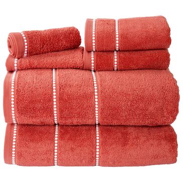 Timberlake Lavish Home 6-Piece Quick Dry Towel Set in Brick, , large