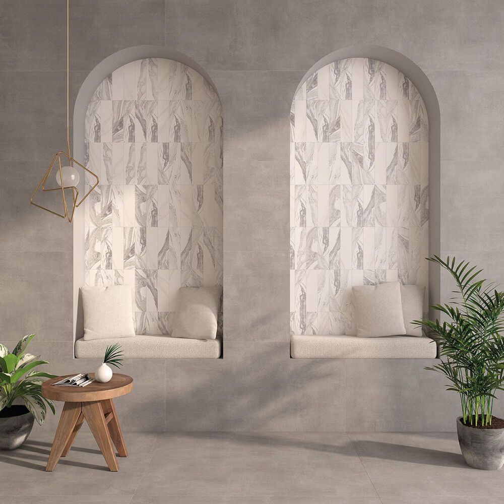 Emser Amala Cloud 3&quot; x 12&quot; Glazed Porcelain Subway Tile, , large