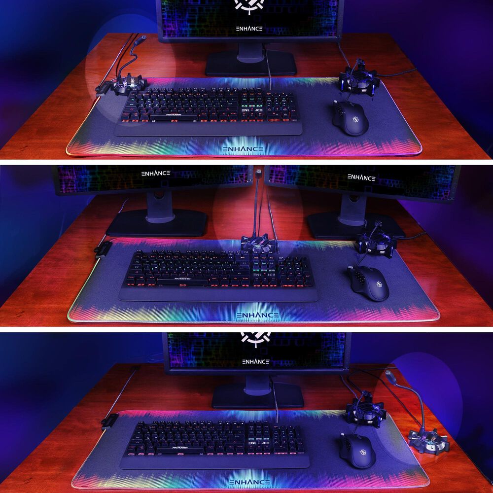 Enhance Microphone for PC with USB Plug and Mute Button in Black, , large