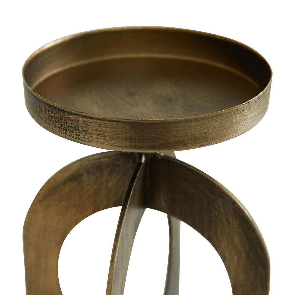 Maple and Jade Contemporary Candle Holder in Gold &#40;Set of 3&#41;, , large