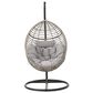 Noble House Layla Hanging Chair in Gray, , large