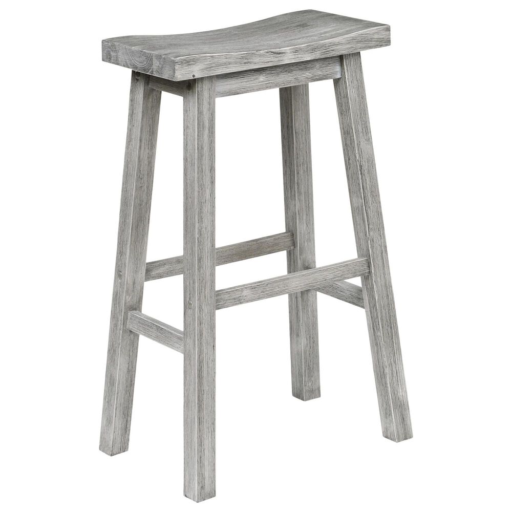 Boraam Industries Sonoma 29" Saddle Barstool in Storm Gray, , large