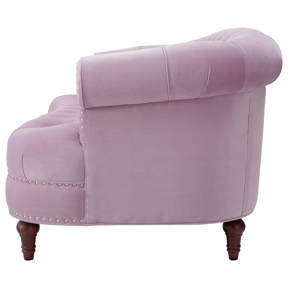 Jennifer Taylor Home La Rosa Stationary Sofa in Lavender Velvet, , large
