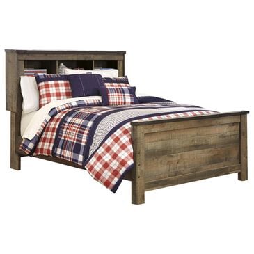 Ashley Trinell Full Bookcase Bed in Replicated Oak Grain, , large