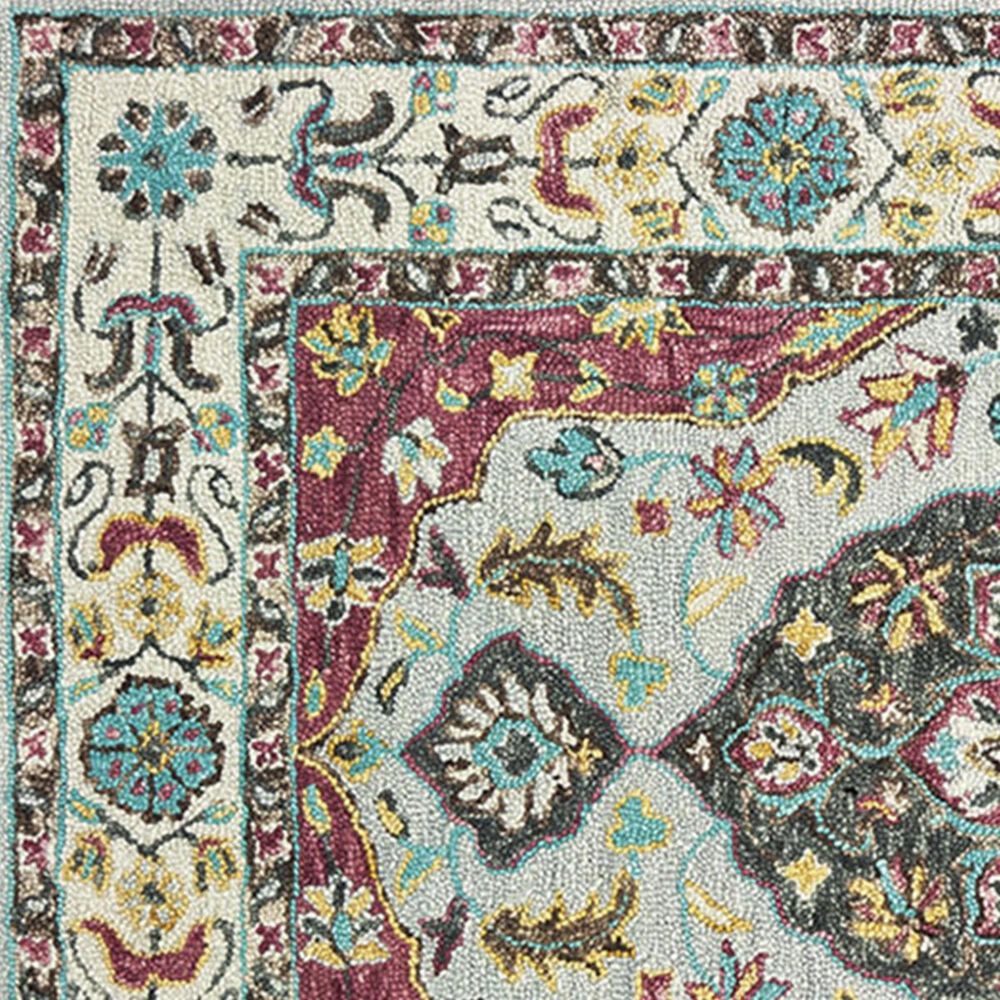 Oriental Weavers Zahra 75504 5&#39; x 8&#39; Grey and Pink Area Rug, , large