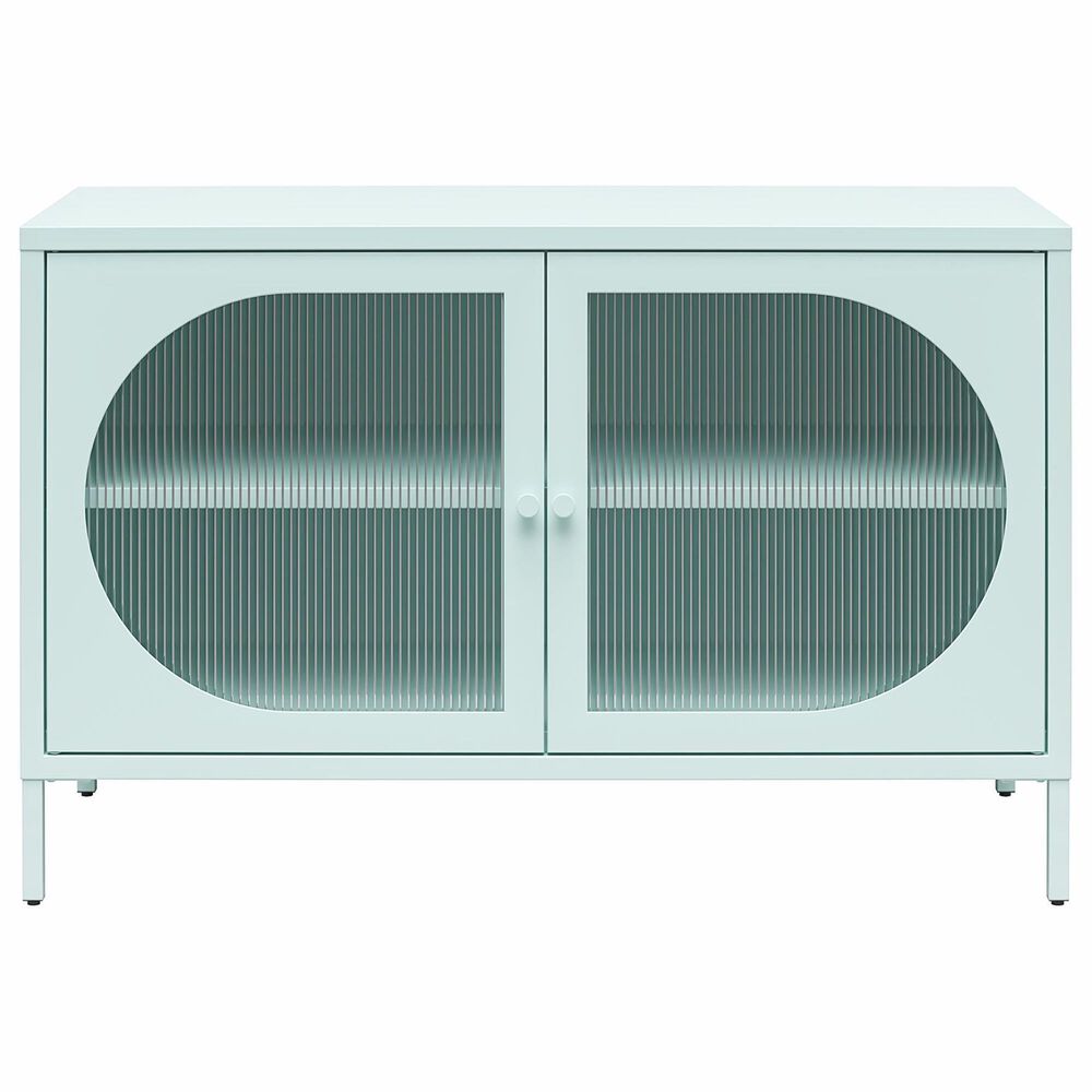 DHP Luna Wide 2-Door Accent Cabinet with Fluted Glass in Sky Blue, , large