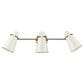 Golden Lighting Reeva 3-Light Bath Vanity with Glossy Ecru Shade in Modern Brass, , large