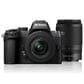 Nikon Z50II Mirrorless Camera with 16-50mm and 50-250mm Lenses in Black, , large