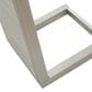 Hearth and Haven Cape Coral C-Shaped Patio Side Table in Silver, , large