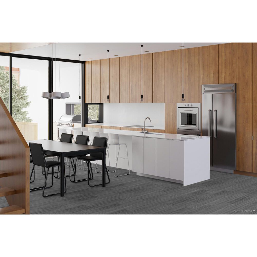 Fuzion SmartDrop Elite 7 Heathered Grey 7&quot; x 48&quot; Luxury Vinyl Plank, , large