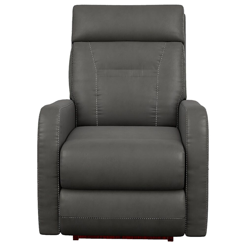 La-Z-Boy Lennon Power Rocker Recliner in Charcoal, , large