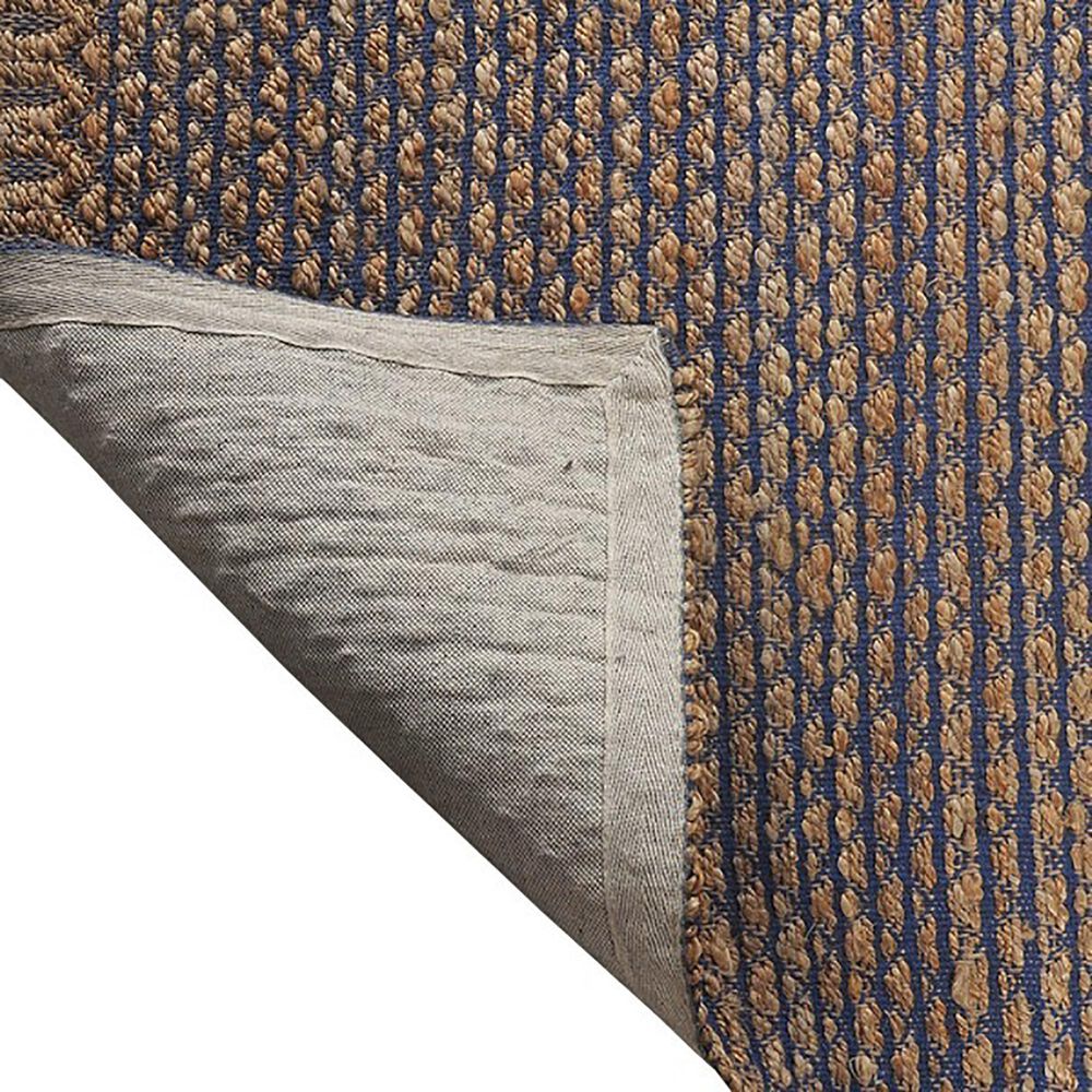 L&amp;R Resources Natural Fiber Insignia Blue 5' x 7'9" Area Rug, , large