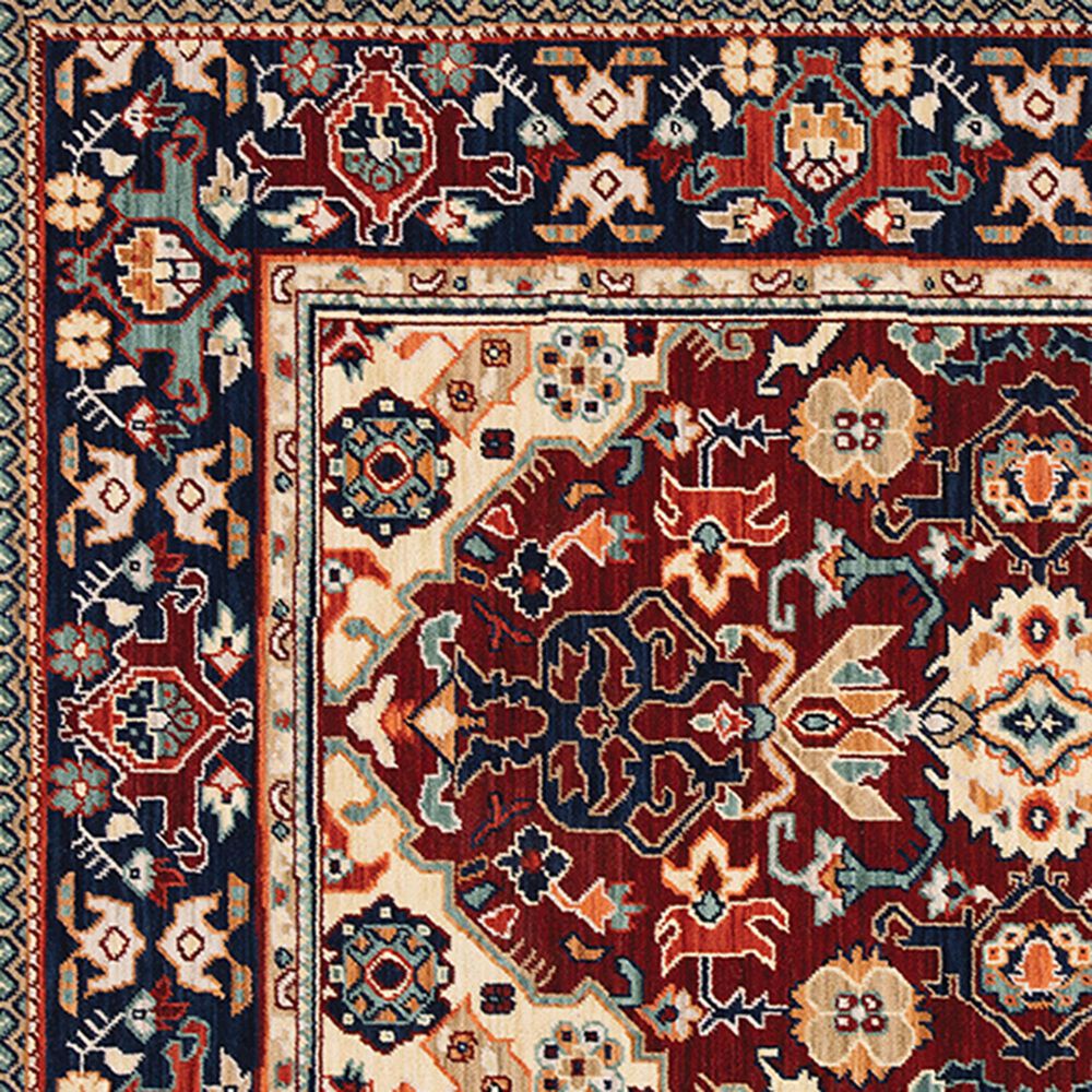Oriental Weavers Lilihan Oriental 2062R 9&#39;10&quot; x 12&#39;10&quot; Red Area Rug, , large