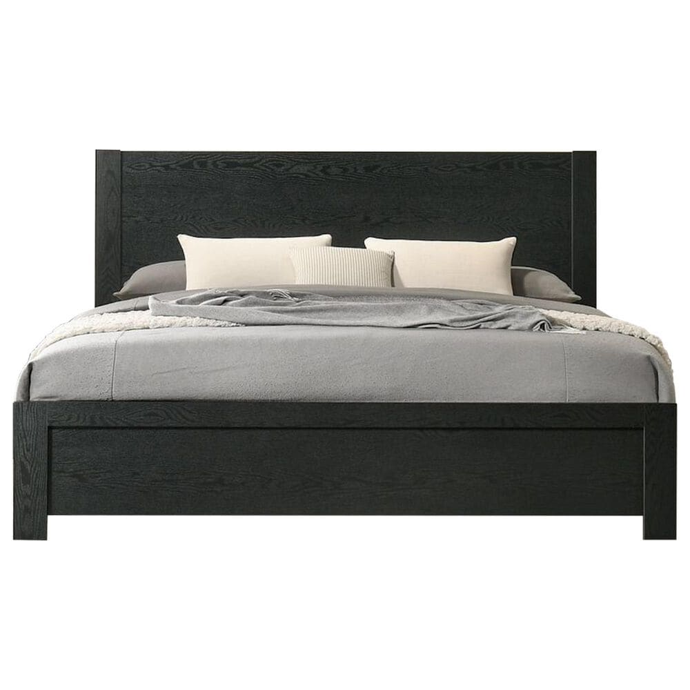 Mayberry Hill South Bend Contemporary King Panel Bed in Black, , large