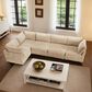 HOMLUX 5-Piece Mod Sectional with Chaise in Beige, , large