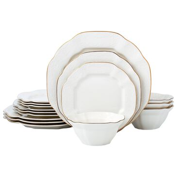 Gifts Plus Bernadotte 16-Piece Dinnerware Set in White, , large