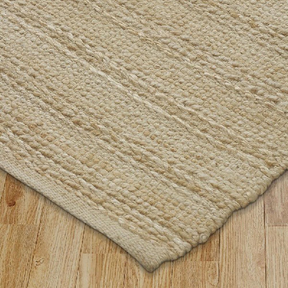L&amp;R Resources Natural Fiber Bleach and Ivory 7'9" x 9'9" Area Rug, , large