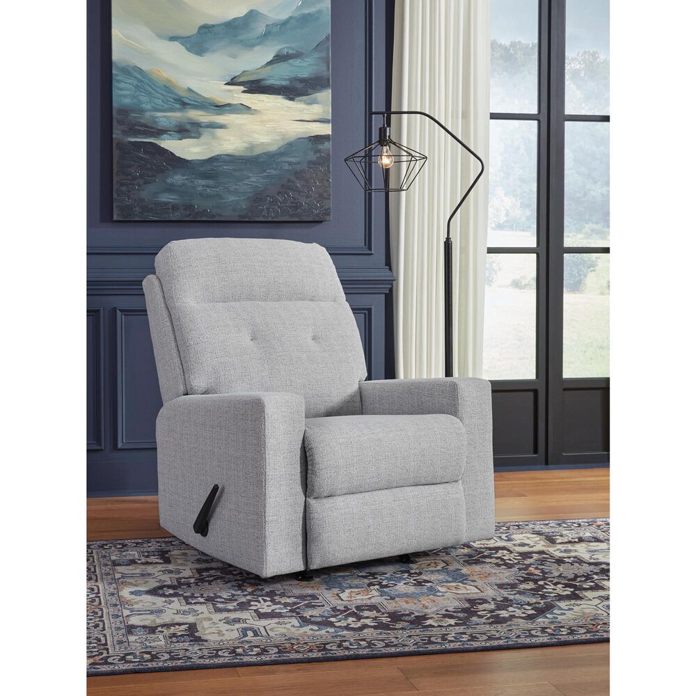 Ashley Skillins Manual Rocker Recliner in Stone, , large