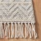 Safavieh Natura NAT353A 11" x 15" Ivory and Black Area Rug, , large