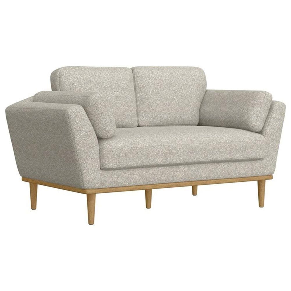 Golden Wave Furniture Reverie Stationary Upholstered Loveseat in Grey, , large