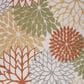 Nourison Aloha ALH05 3"6" x 5"6" Ivory and Multicolor Indoor/Outdoor Area Rug, , large
