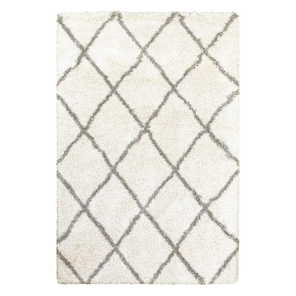 Oriental Weavers Henderson 90W 3"10" x 5"5" Ivory/Grey Area Rug, , large