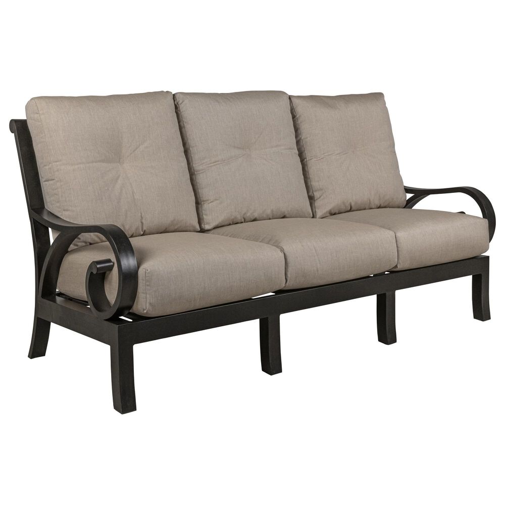 Crown Garden Emerald Patio Sofa in Cast Ash, , large