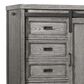 Eastern Shore Foundry 5-Drawer Chifferobe in Brushed Pewter, , large