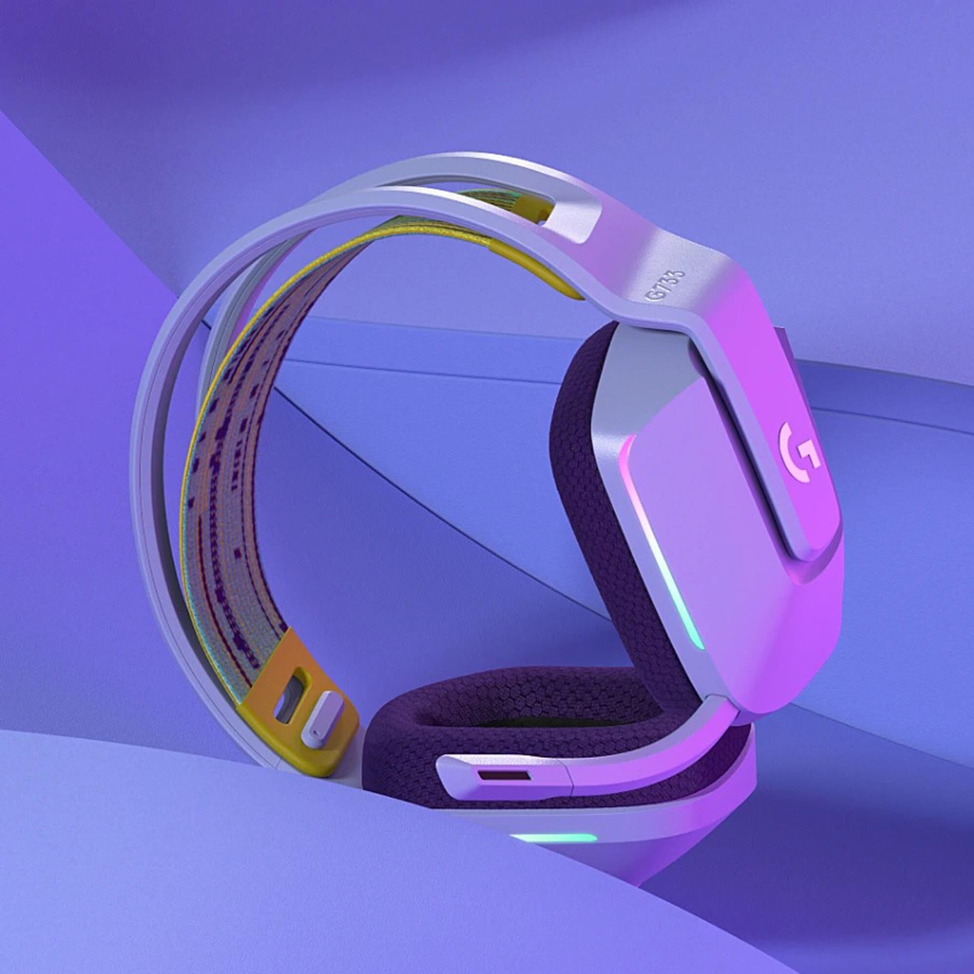 Logitech G733 Lightspeed Wireless RGB Gaming Headset in White